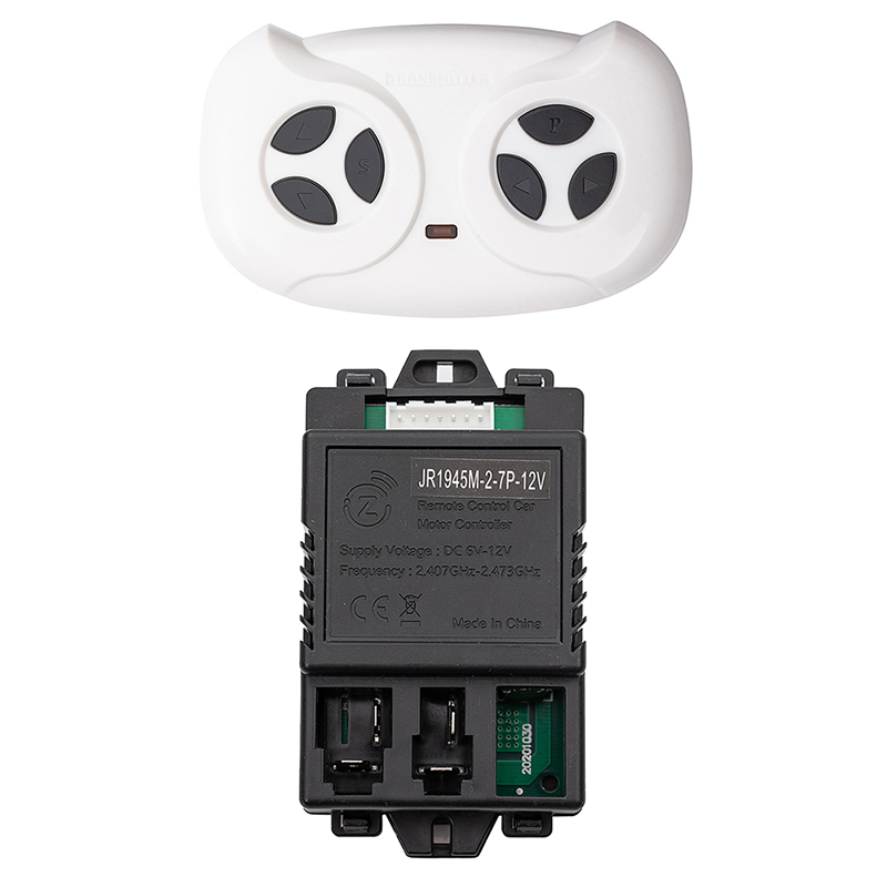 Kids Outdoor Vehicles - JR1945M-2-7P-12V Receiver ,White ,Black Controller Control