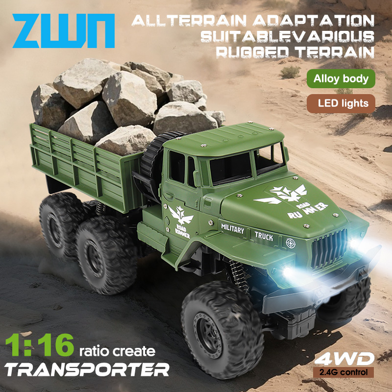 Kids Outdoor Vehicles - ZWN 1:16 2.4G Aluminum Alloy Six