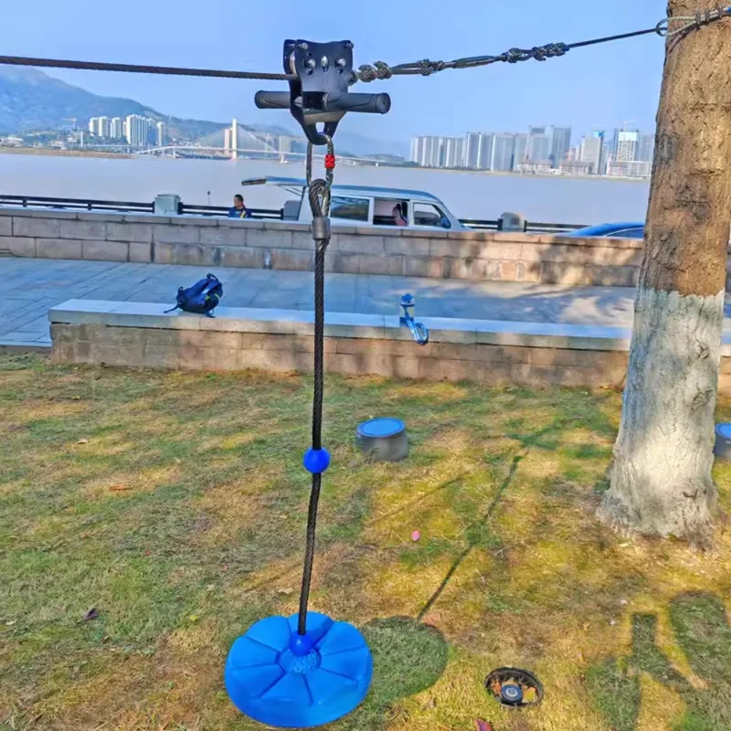Kids Outdoor Zipline - Kids Zipline Outdoor Aerial Sliding Pulley
