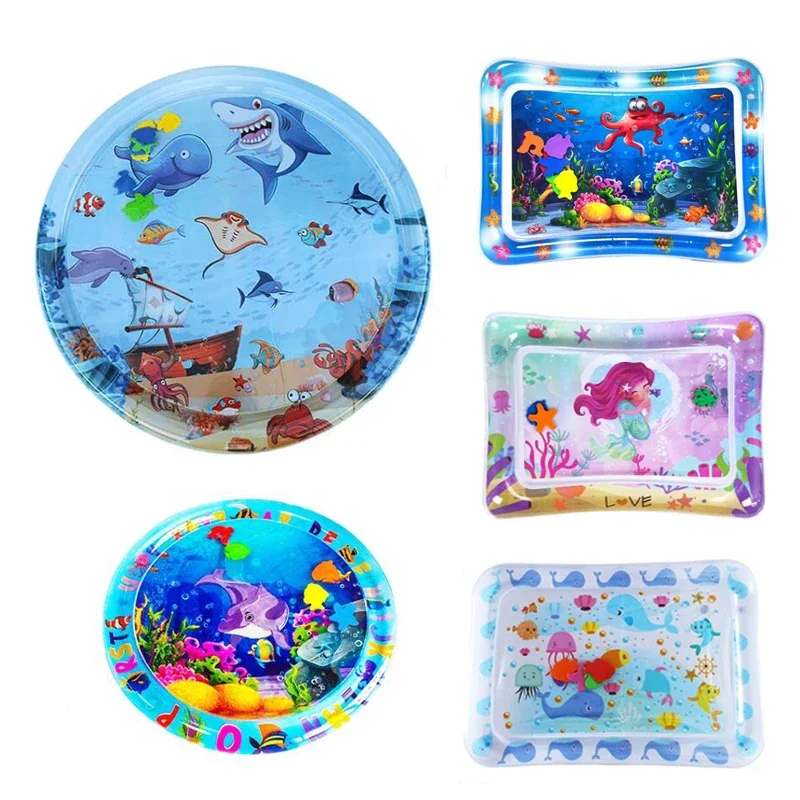 Kids Outdoor Water Play Table - Baby Playing Water Mat Toddler PVC