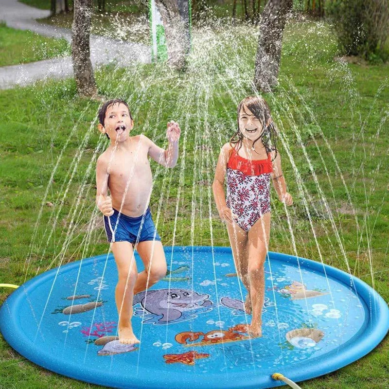 Kids Outdoor Mat - Water Splash Pools Kids Outdoor Funny