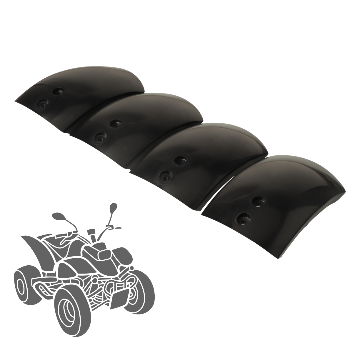 Kids Outdoor Quad - Universal Front Rear Mudguards Fender Mud