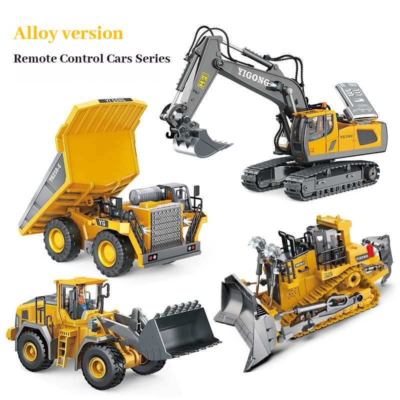 Kids Outdoor Vehicles - YIGONG Alloy Remote Control Engineering Vehicle
