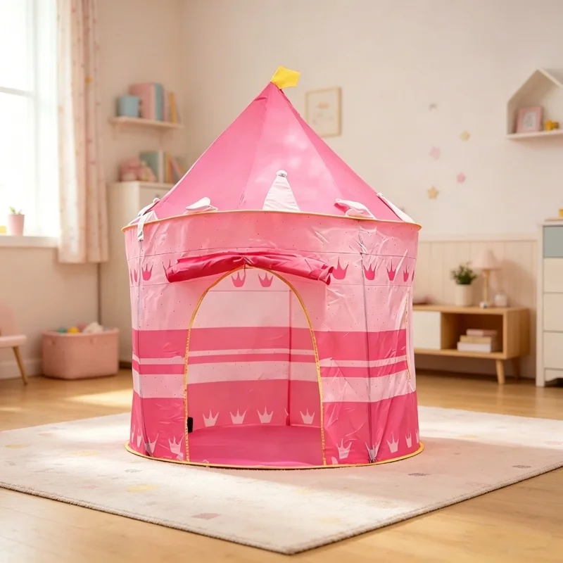 Kids Outdoor Wendy House - Folding Kids Play House Camping Tents