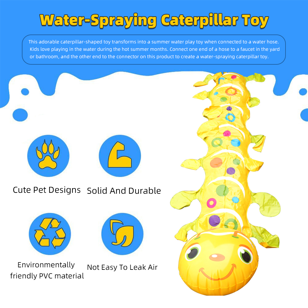 Caterpillar Sprinkler Pad Spla - Kids Outdoor Mat review and price