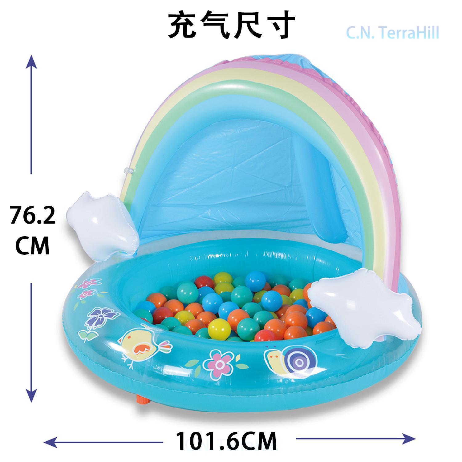 Inflatable Splash Pool for Kid - Kids Outdoor Water Play Table review and price