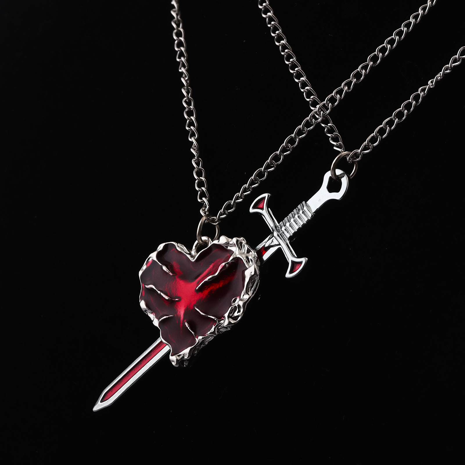 New Sword Heart Couple Necklac - Bubble Sword Wand review and price