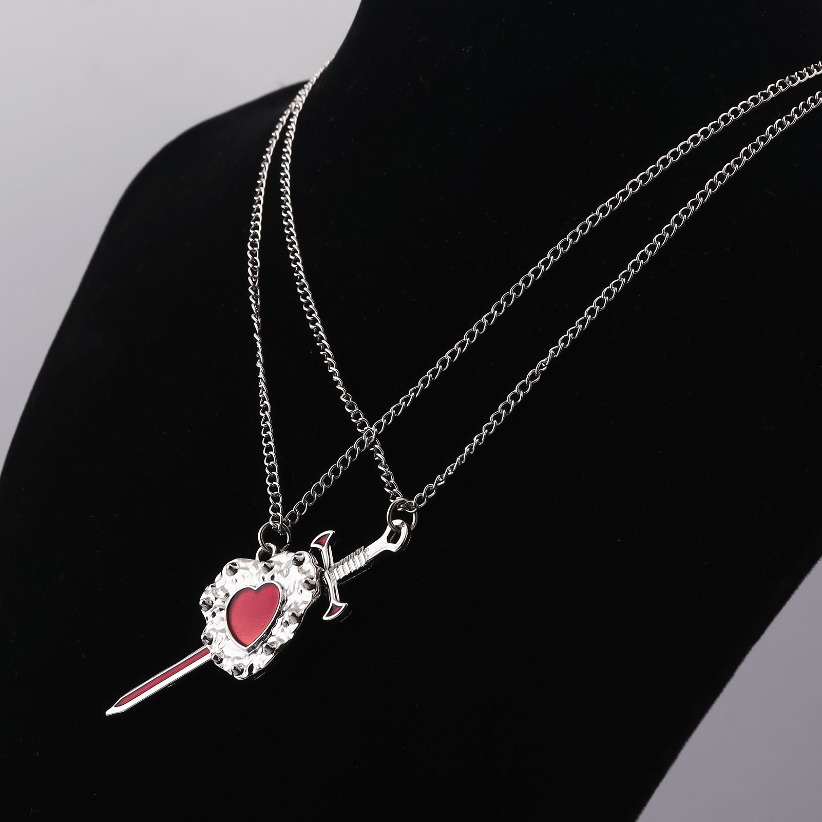 New Sword Heart Couple Necklac - Bubble Sword Wand review and price