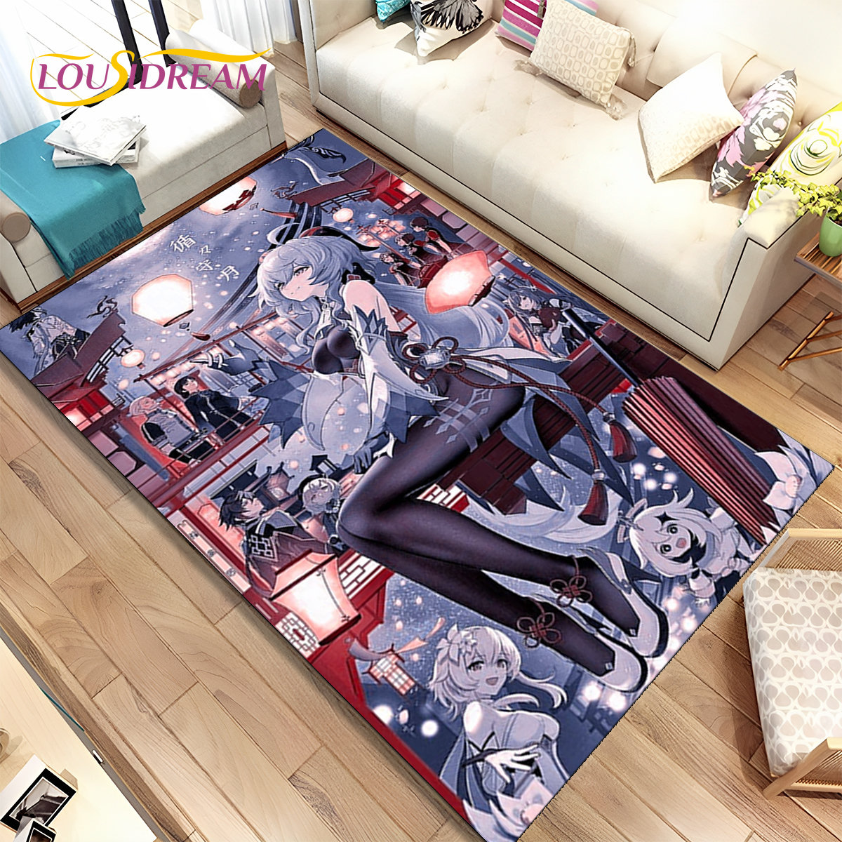 Genshin Impact Cartoon Game Ar - Kids Outdoor Mat review and price