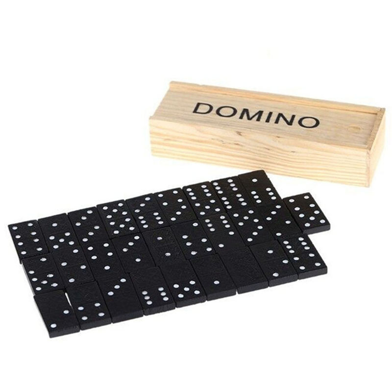 28pcs/Set Wooden Domino Board  - Kids Outdoor Outfit review and price