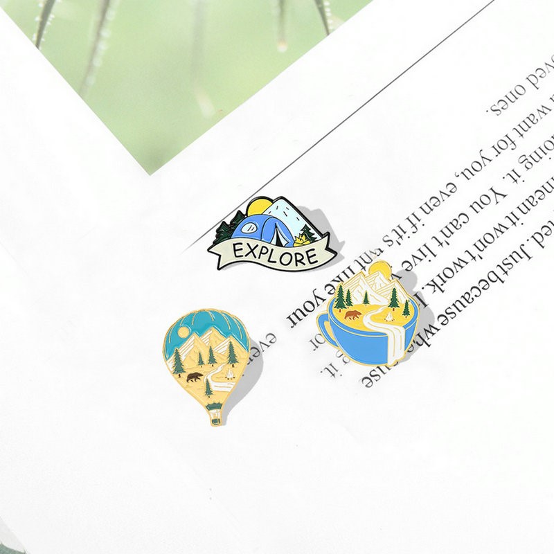 Camping Adventure Enamel Pins  - Kids Outdoor Adventure review and price