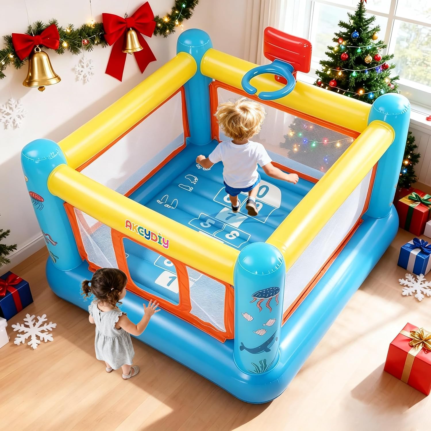 Bounce House, PVC Inflatable B - Kids Outdoor Basketball review and price
