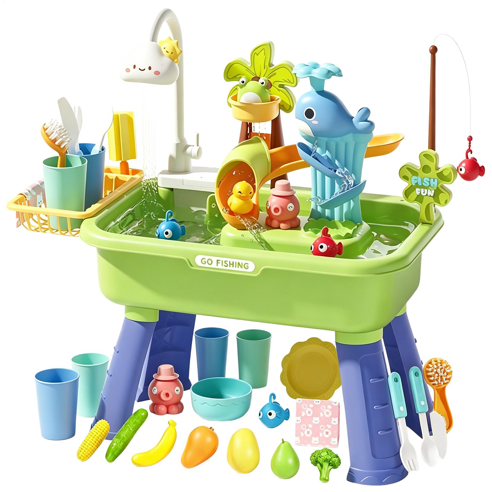 Kids Water Table with Pump, Se - Kids Outdoor Water Play Table review and price