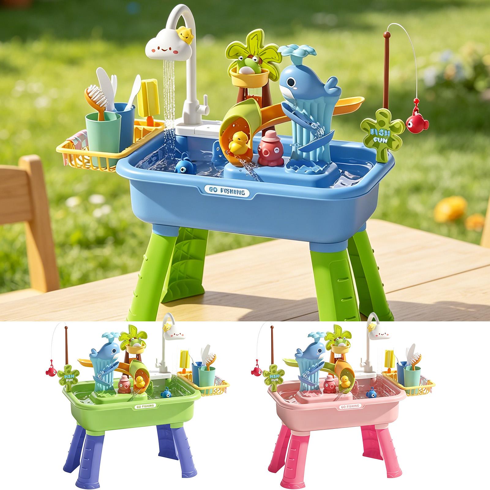 Kids Water Table with Pump, Se - Kids Outdoor Water Play Table review and price