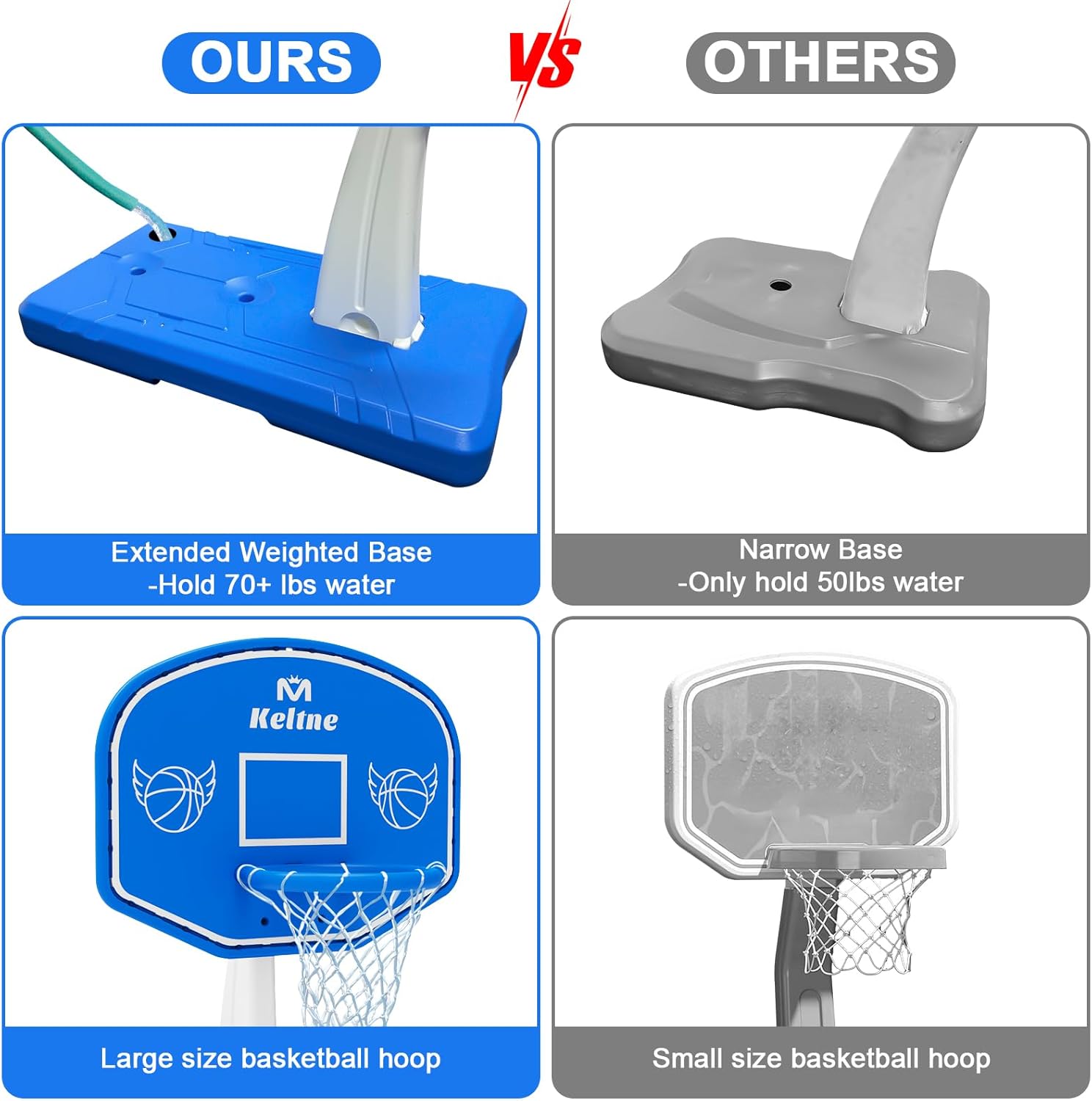 Large Swimming Pool Basketball - Kids Outdoor Basketball review and price