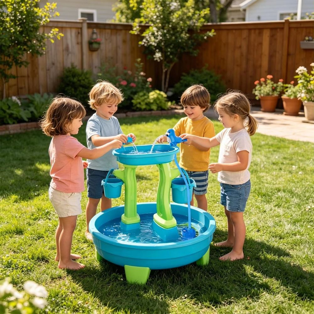 Portable No-Drill Water Table  - Kids Outdoor Water Play Table review and price