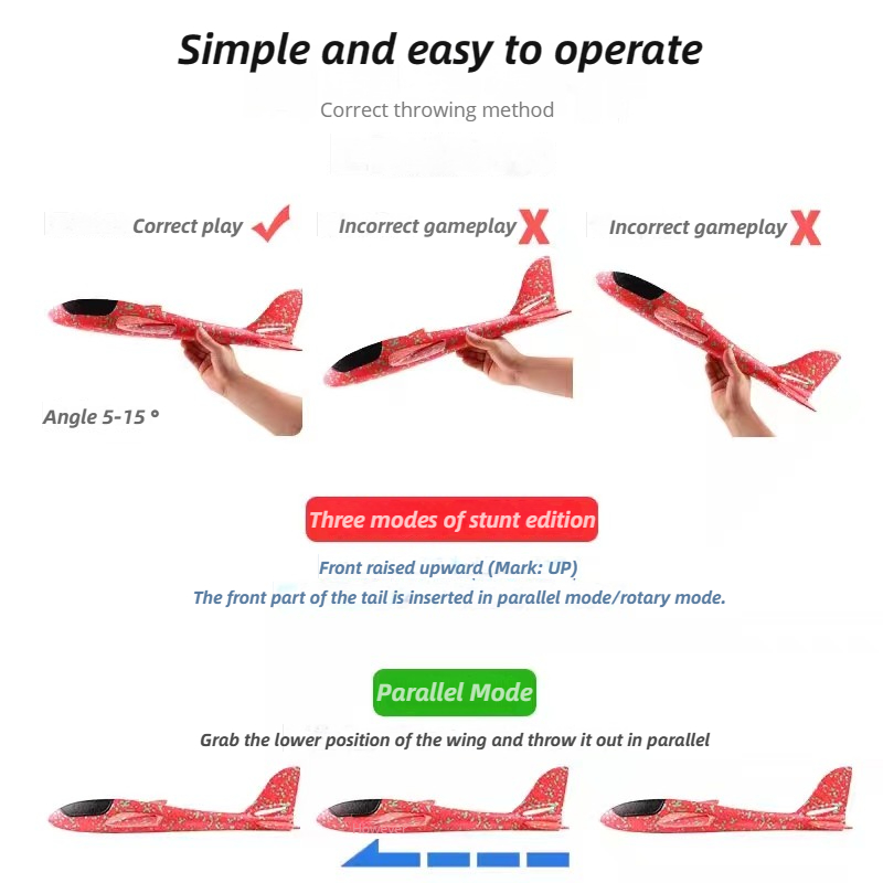48cm Large Foam Airplane Child - Kids Outdoor Set review and price