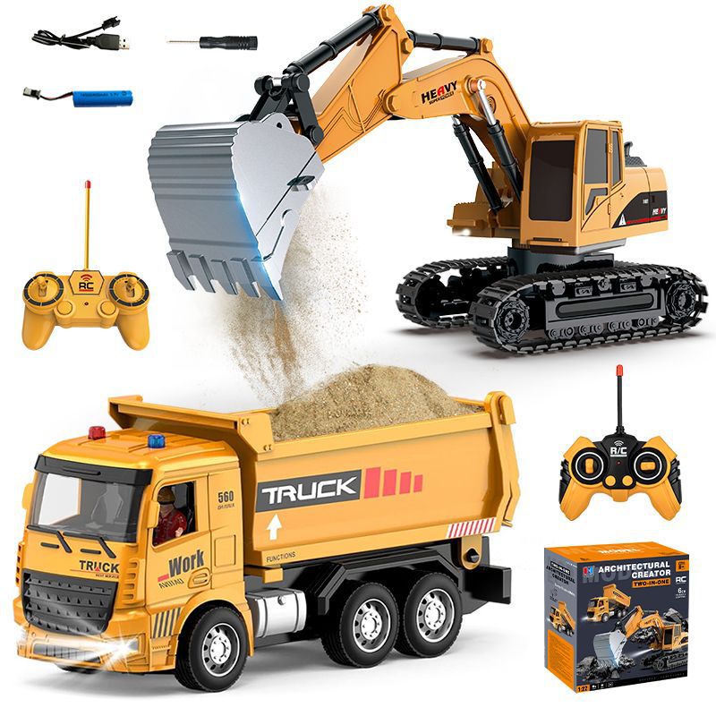 Alloy Remote Control Excavator - Kids Outdoor Vehicles review and price