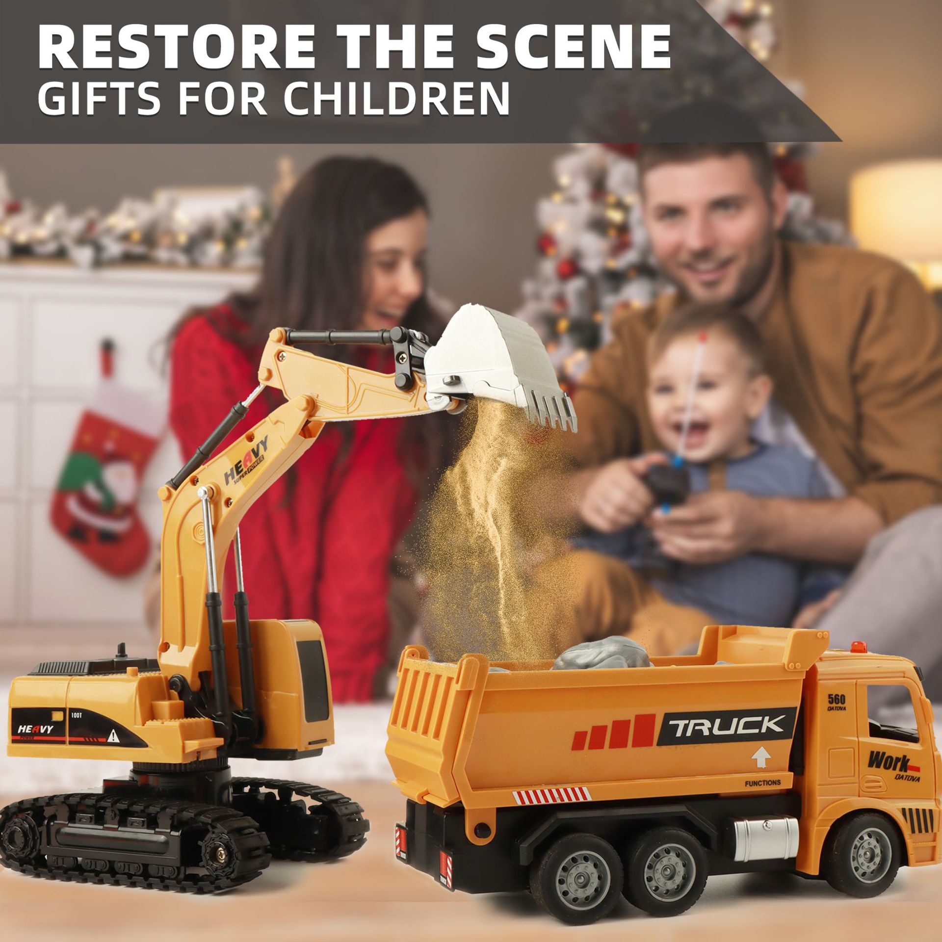 Alloy Remote Control Excavator - Kids Outdoor Vehicles review and price