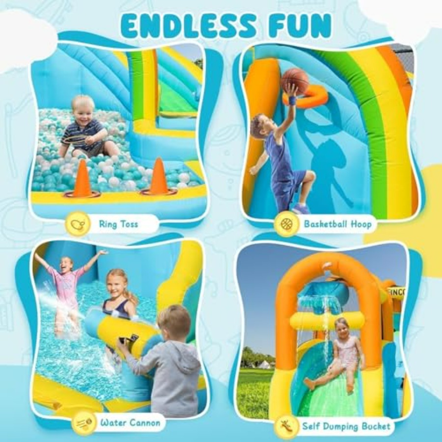 Backyard outdoor inflatable wa - Kids Outdoor Basketball review and price