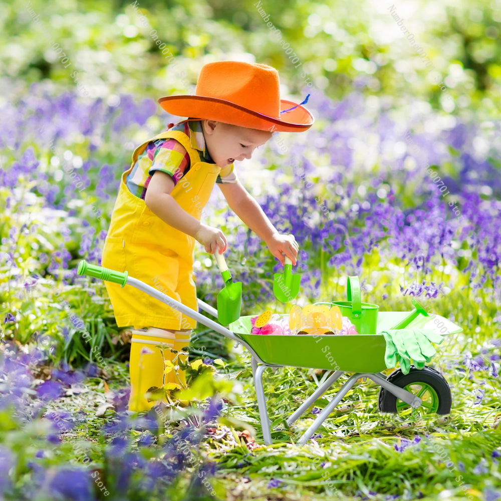 Kids Outdoor Wheelbarrow, Gree - Kids Outdoor Set review and price