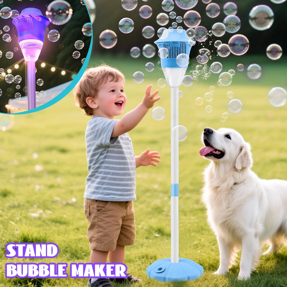 Stand Bubble Machine with Ligh - Bubble Sword Wand review and price