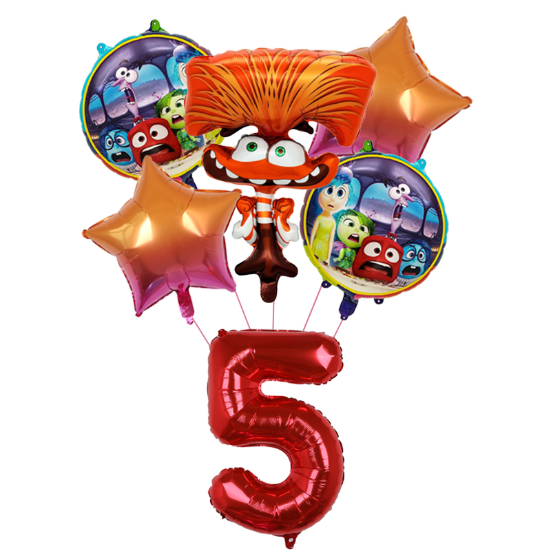 6pcs New Inside Out2 Balloons  - Kids Outdoor Outfit review and price