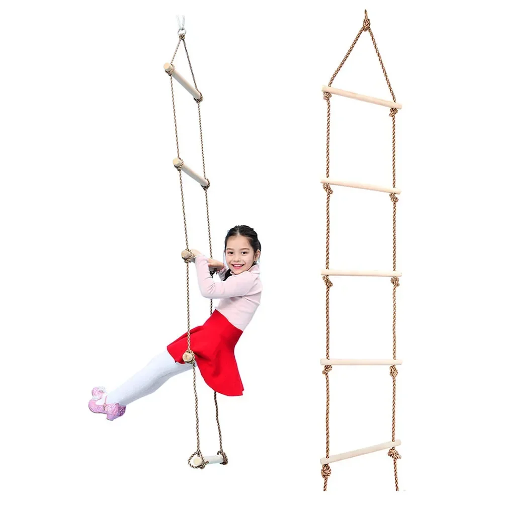 Children Climbing Rope Ladder  - Kids Outdoor Gear review and price