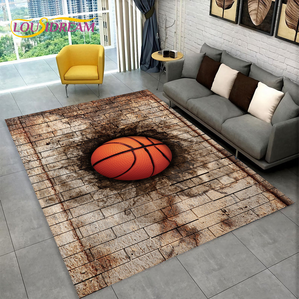 3D Basketball Cour Cartoon Are - Kids Outdoor Flooring review and price