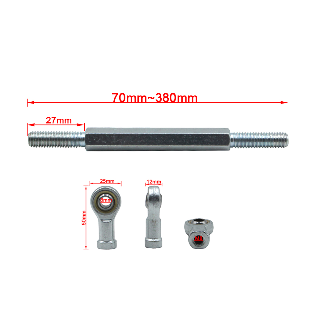 1Pair 70mm-290mm Steering Tie  - Kids Outdoor Quad review and price