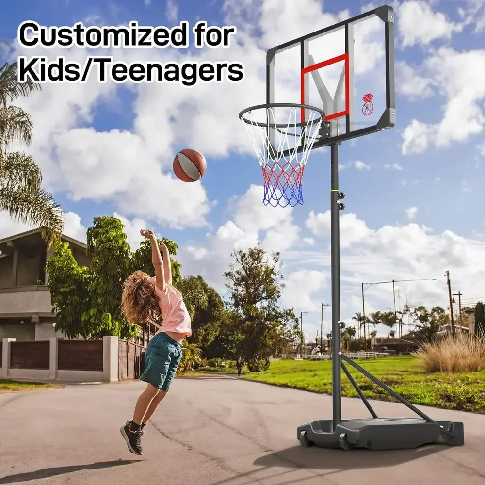 Adjustable Height Portable Bas - Kids Outdoor Basketball review and price