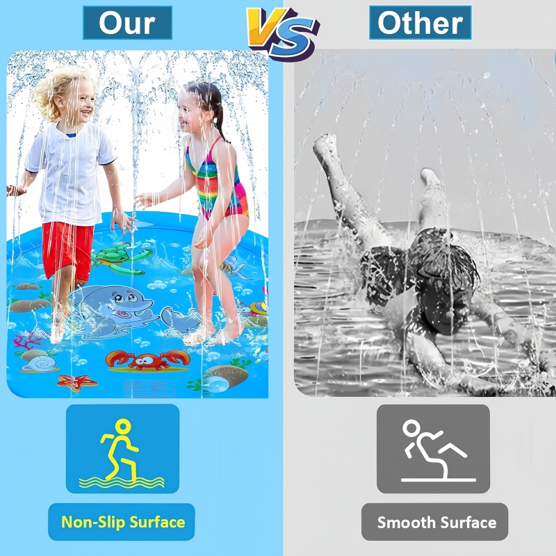 Children Play Spray Mat 100cm  - Kids Outdoor Mat review and price