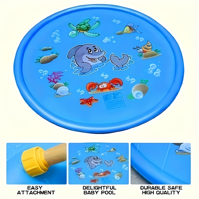 Children Play Spray Mat 100cm  - Kids Outdoor Mat review and price