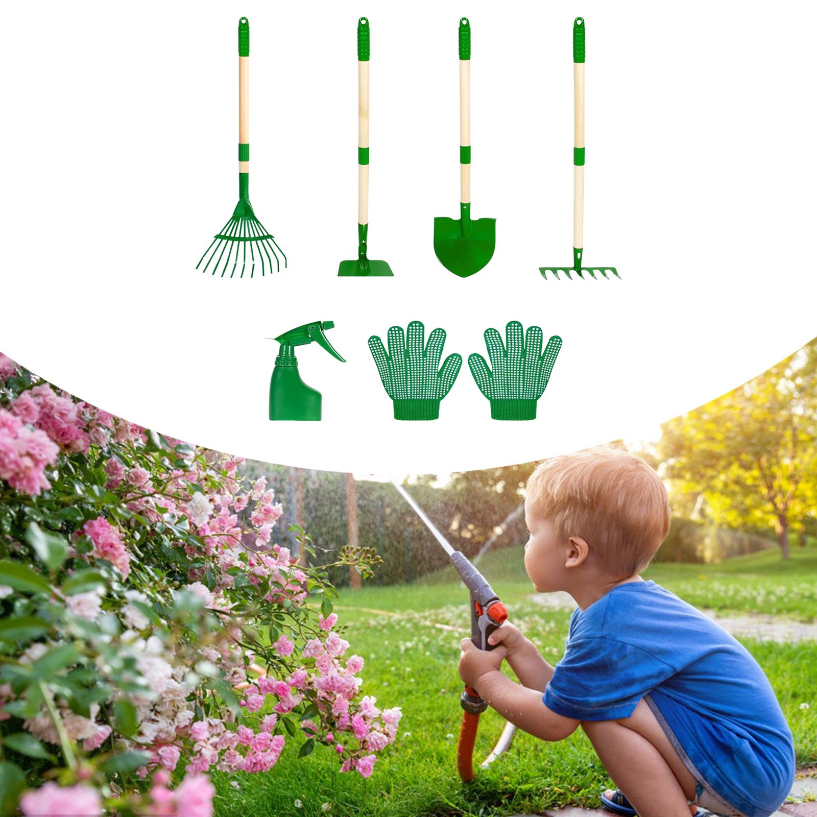 Kids Gardening Tools Set with  - Kids Outdoor Learning Activities review and price