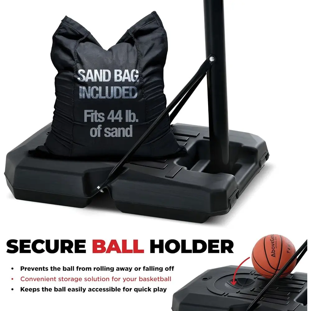 Adjustable 44 Shatterproof Bas - Kids Outdoor Basketball review and price